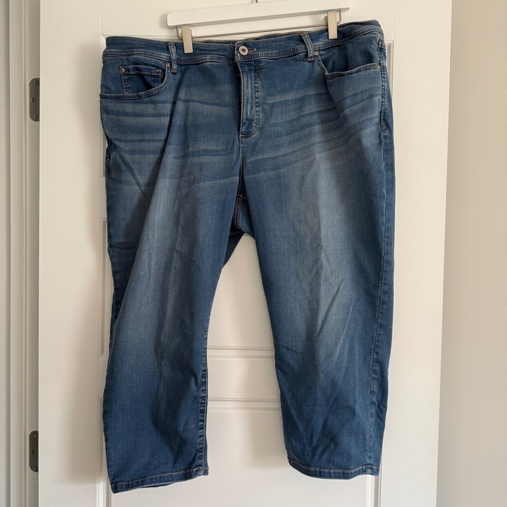 Inc skinny leg Blue Denim Capri Jeans
